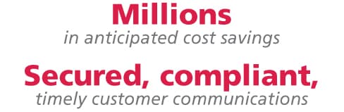 Major insurance company - Ricoh case study stats