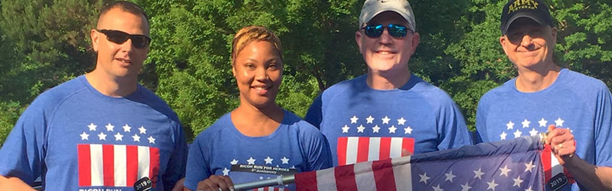 Ricoh veterans at the run for hero