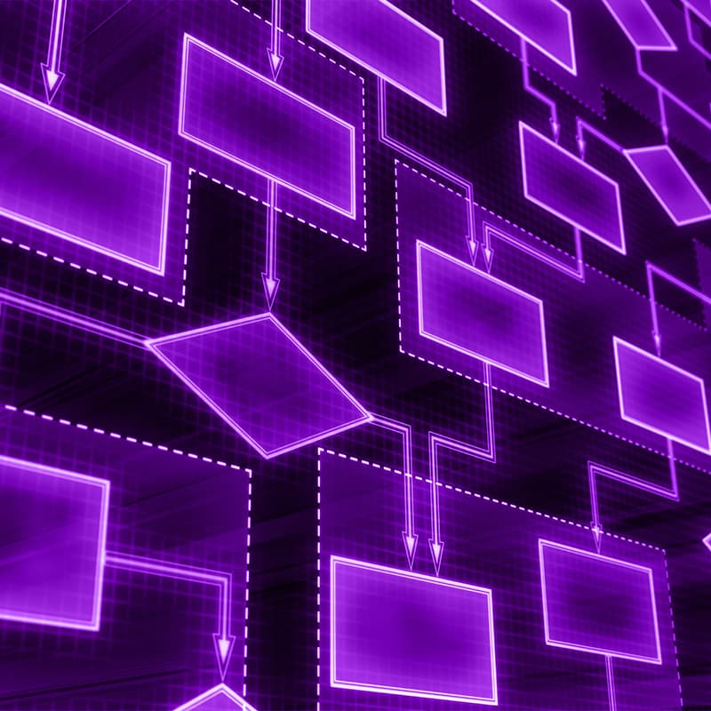 concept of digital workflows and content storage